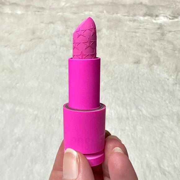 NIB Jeffree Star Pink Messiah Velvet Trap Lipstick Full Size 4g - Picture 2 of 10